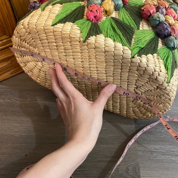 Vintage 1950s 1960s Woven Vacation Fruit Basket - Picture 11 of 11